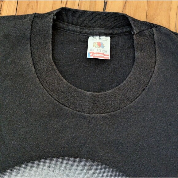 Vintage 90s St. Paul Saints T-Shirt Northern League Baseball Logo Graphic Black - Picture 9 of 9